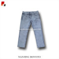 Wholesale girls washed jeans denim fabric long trousers for toddler